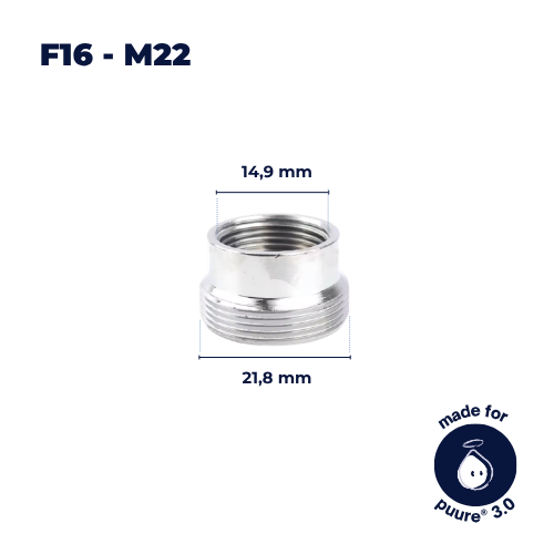 Adaptateur de Robinet F16–M22