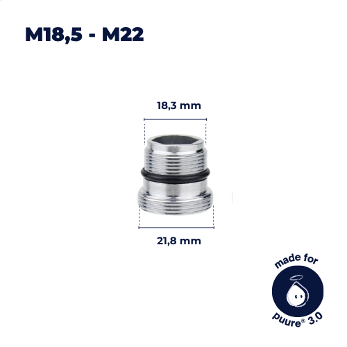 Adaptateur de Robinet M18.5–M22