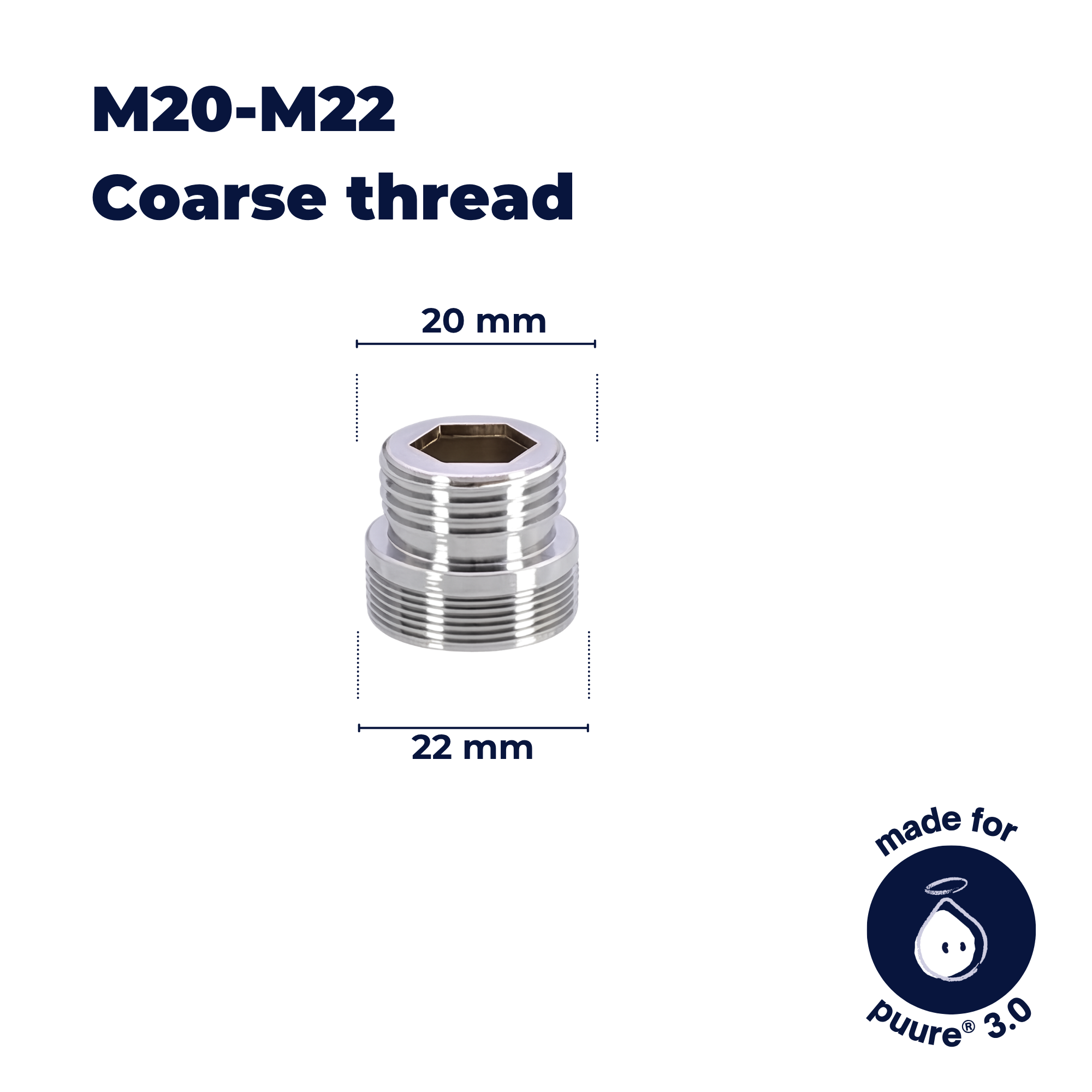 Adaptateur de Robinet M18–M22