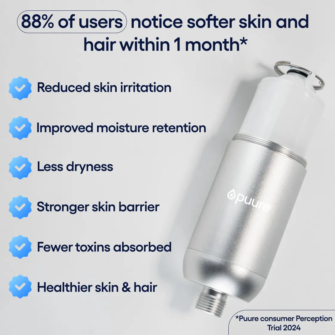 Système de Filtration pour Douche Puure®️ 3.0