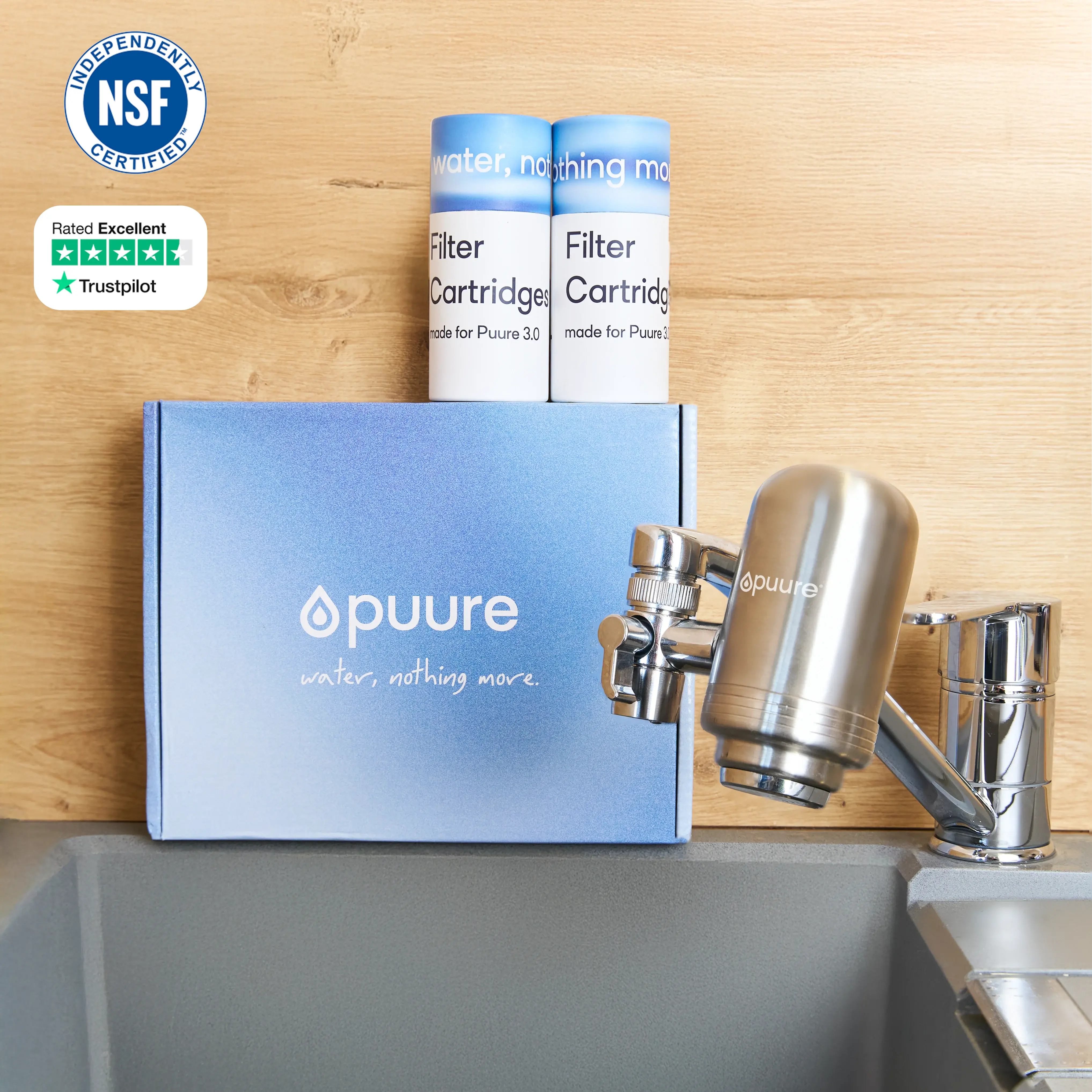 Système de Filtration pour Robinet Puure®️ 3.0