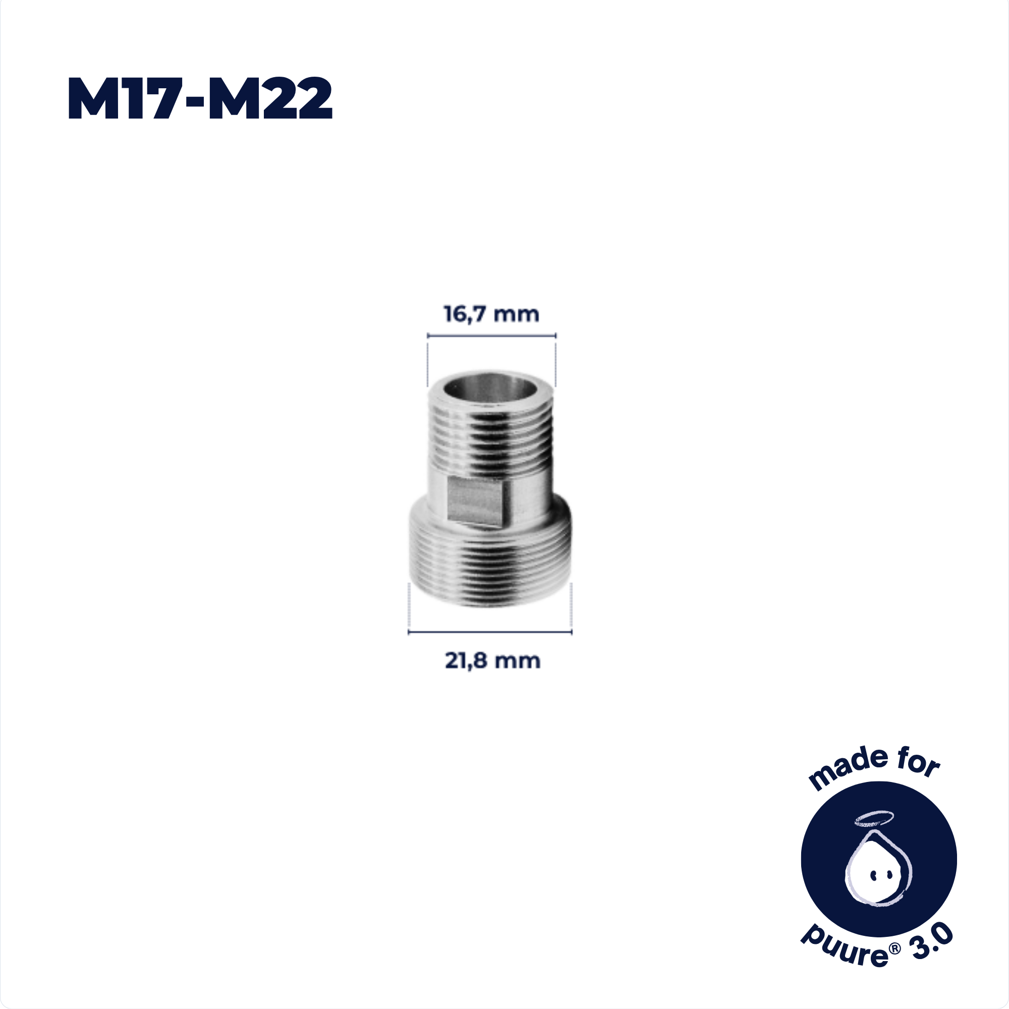 Adaptateur de Robinet M18–M22