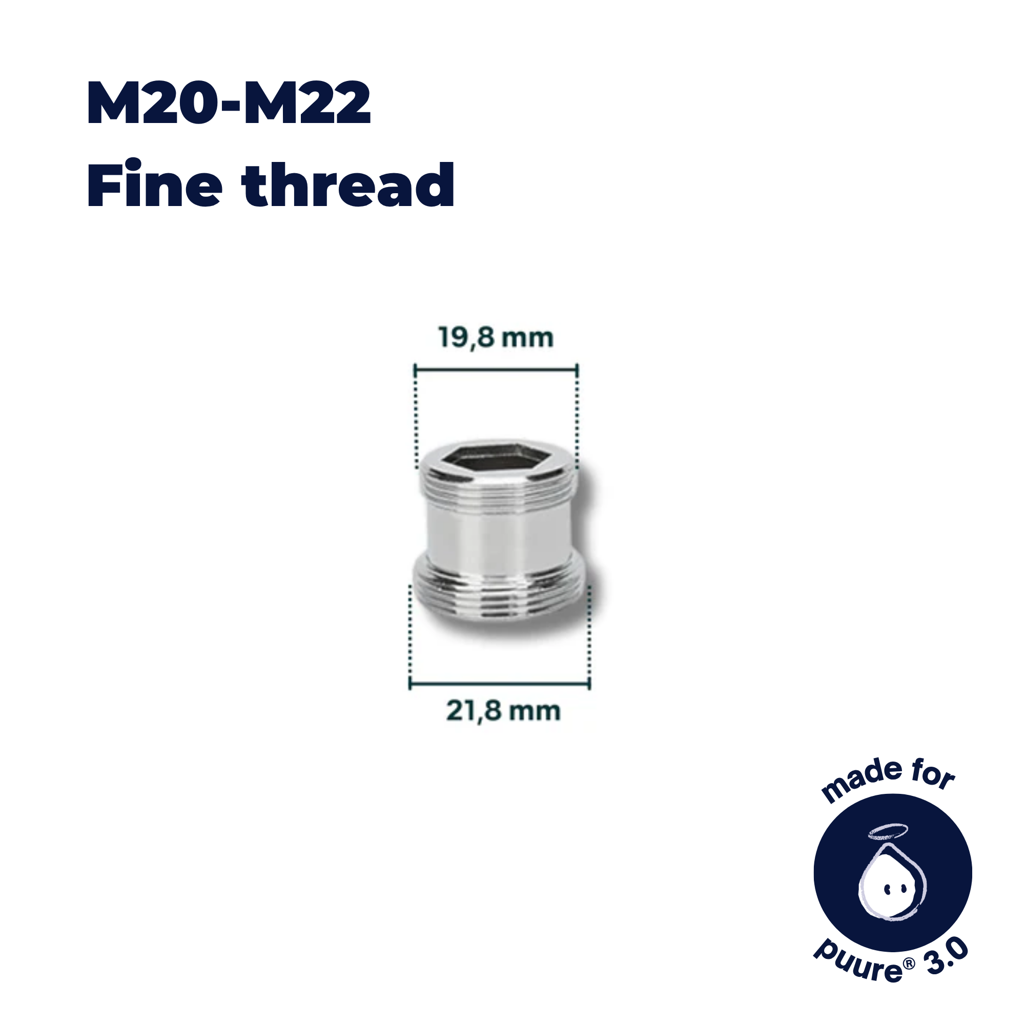Adaptateur de Robinet M18–M22