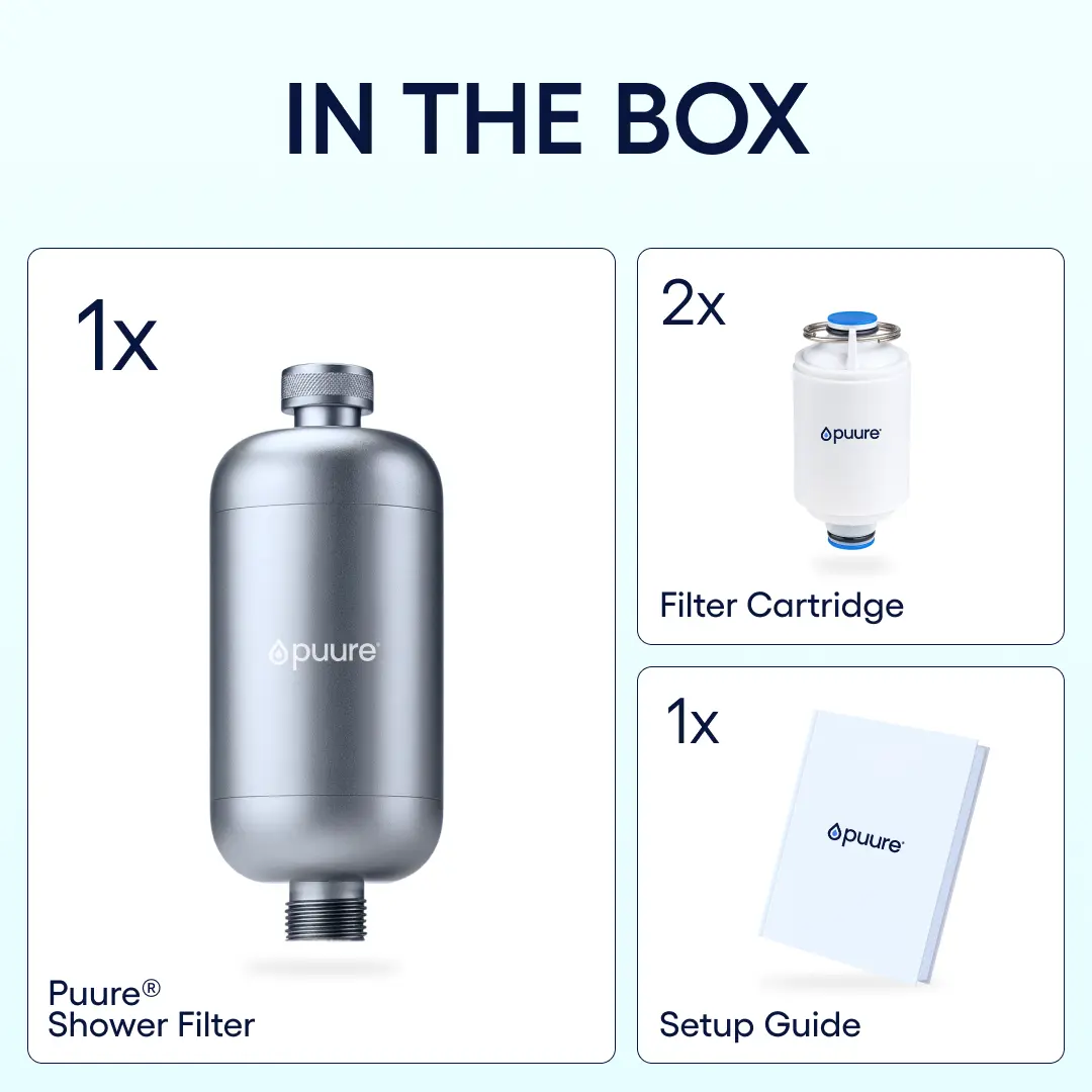 Système de Filtration pour Douche Puure®️ 3.0