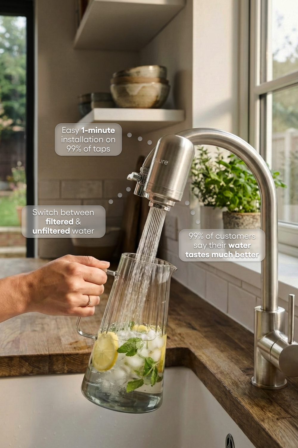 Système de Filtration pour Robinet Puure®️ 3.0
